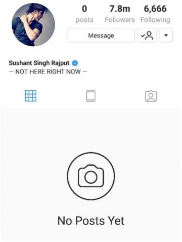 Sushant Singh Rajput deleted all Instagram posts after release of ...