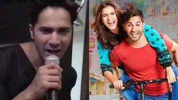 Varun Dhawan leaves Alia Bhatt go ROFL by singing his version of 'Sun Mere Humsafar.' Watch video