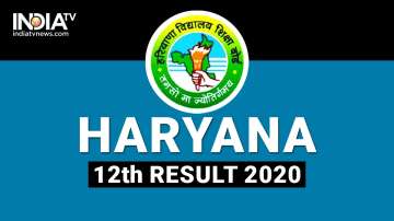 HBSE 12th Result HBSE Result 12th 2020 HBSE 12th Class Result HBSE 12 Result 2020 Haryana Board Resu