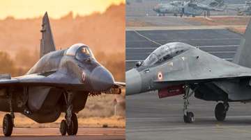 Indian Air Force fighter jets, MiG29, Su30 MKI