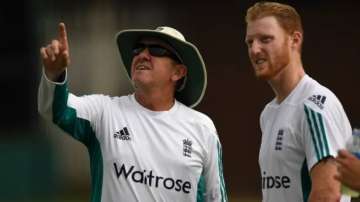 Trevor Bayliss with Ben Stokes
