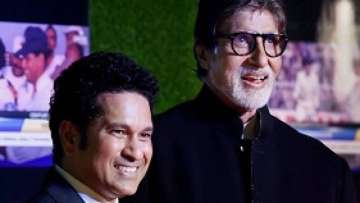 Sachin Tendulkar and Amitabh Bachchan