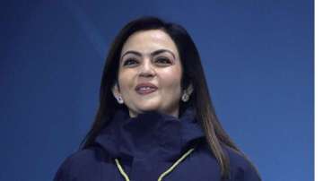 After its merger, the ATK Mohun Bagan is welcomed by FSDL chairman Nita Ambani to the Indian Super League.