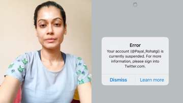 Payal Rohatgi's Twitter account gets suspended, shares video asking help from fans to restore profil