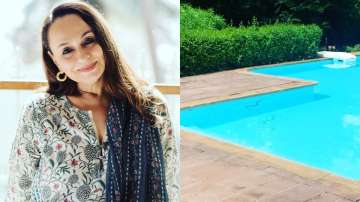 Soni Razdan spots snakes taking a dip in her swimming pool