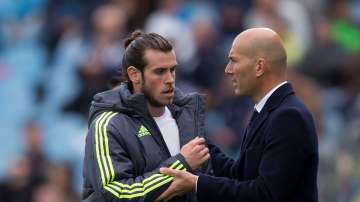 Gareth Bale and Real Madrid manager Zinedine Zidane