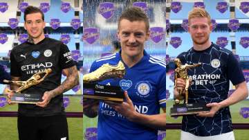 Jamie Vardy wins Premier League's Golden Boot, Kevin De Bruyne grabs Playmaker award