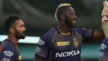 Andre Russell and Dinesh Karthik