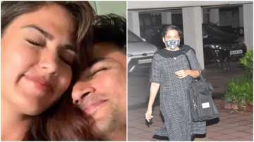Rhea Chakraborty's lawyer arrives at her home after Sushant Singh Rajput's father files FIR against 