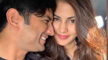 Sushant Singh Rajput and Rhea Chakraborty unseen photo