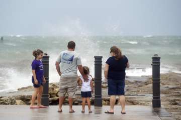 Elizabeth Whittemore (from left), along with her father James, sister Jordan and mother Susan, stand