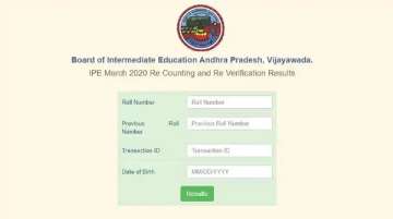 AP Inter Result 2020 Declared: Check AP Inter IPE Re-verification, Re-counting results on bie.ap.gov.in