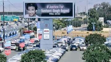 Sushant's sister shares photo of California billboard demanding justice, Ankita participate in #Warr