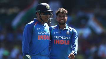 kuldeep yadav, ms dhoni, kuldeep yadav hattrick, kuldeep yadav hat-trick, kuldeep yadav hattrick aus