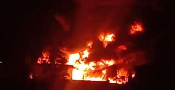 Telangana: Massive fire breaks out at chemical factory in Sangareddy district