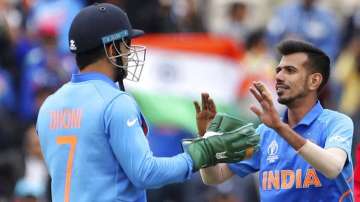 Yuzvendra Chahal and MS Dhoni