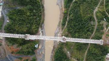 Indian Railways, Manipur, tallest pier bridge