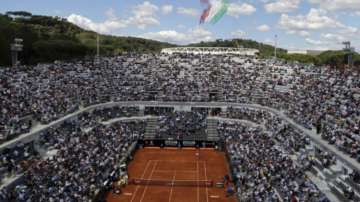 File image of central court stadium during the Italian Open tennis tournament