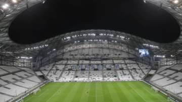 The Velodrome stadium in Marseille, southern France