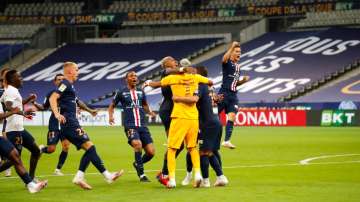 PSG secured a domestic treble after winning the League Cup, having already won the Ligue 1 and the French Cup titles.