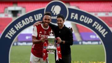 Pierre-Emerick Aubameyang coy over Arsenal future after FA Cup triumph