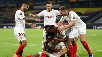 Europa League: Lucas Ocampos heads Sevilla past Wolves into semifinals