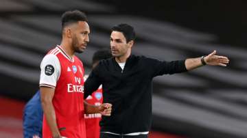 Arsenal manager Mikel Arteta 'pretty confident' about new deal for Aubameyang