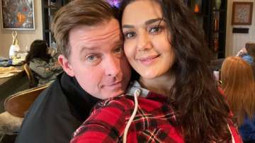 Preity Zinta cuts husband Gene Goodenough's hair: I know I have a future in Hair dressing