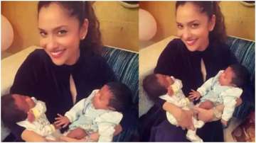 Ankita Lokhande welcomes twin babies Abeer and Abeera, shares adorable picture