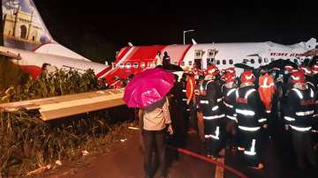 Rescue operation underway after an Air India Express flight with passengers on board en route from D
