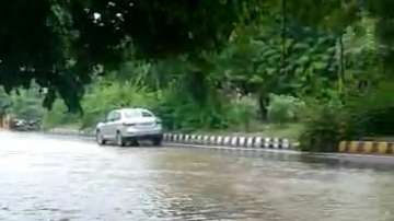 Heavy rain causes waterlogging at key stretches of Gurugram