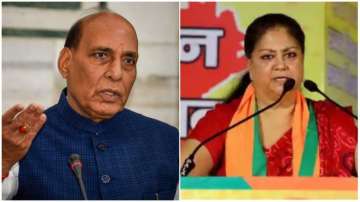 Vasundhara Raje meets Rajnath Singh amid Rajasthan political crisis