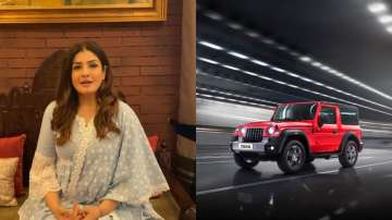 Raveena Tandon asks Anand Mahindra to book the all new Thar for her