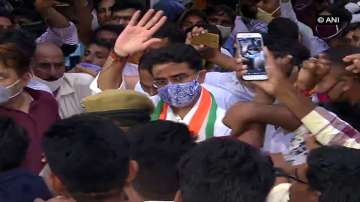 WATCH: 'I love you' chants greets Sachin Pilot as he walks past his supporters with folded hands in 