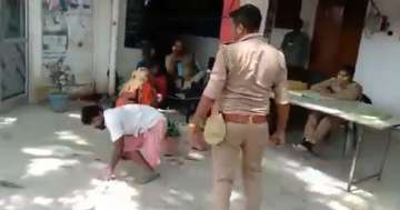 UP Police constable suspended for beating physically-challenged man