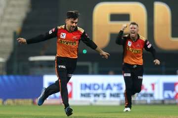 Rashid Khan david warner ipl 2020 srh