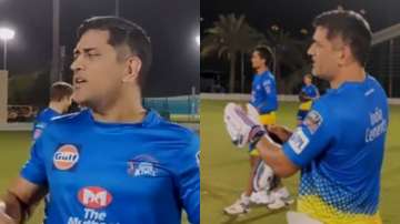 MS Dhoni's witty one-liners mark a comeback in CSK's latest training video.