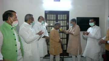 Rajya Sabha Deputy Chairman Harivansh breaks his fast 