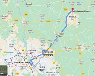 Delhi-Meerut Rail corridor, Delhi-Meerut Regional Rapid Transit System corridor, Delhi-Meerut RRTS c
