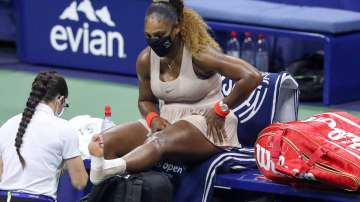 Williams took a medical timeout for a tape job on her Achilles during her three-set loss on Thursday.
 