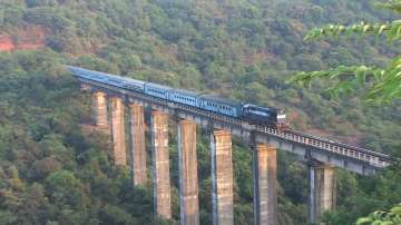 Indian Railways captures bird's eye view of express train. (Representational image)