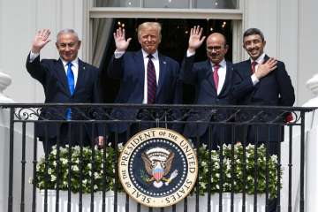 US President Donald Trump, Israel, Benjamin Netanyahu, UAE, Abdullah bin Zayed Al Nahyan,  Abdullati
