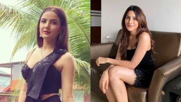 Bigg Boss 14: Photos of Jasmin Bhasin, Nikki Tamboli getting ready for grand premiere performances g