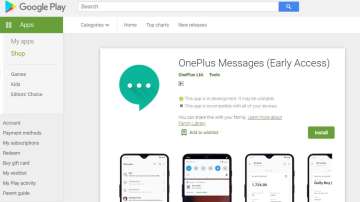 oneplus, oneplus apps, apps, app, google play store, oneplus messages app, oneplus messages app now 