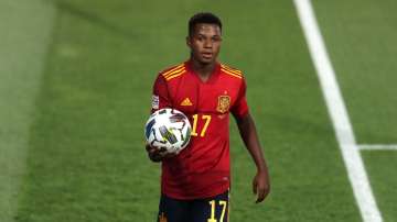 Nations League: Ansu Fati becomes Spain's youngest-ever scorer in 4-0 win over Ukraine