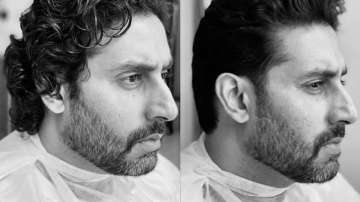 Abhishek Bachchan hares before and after pictures of his haircut, Hrithik Roshan says 'Kya Baat'
