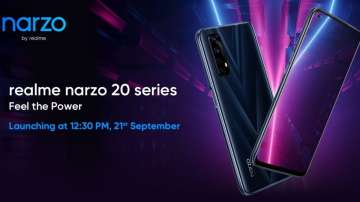 realme, realme smartphones, realme narzo 20 series, realme narzo 20 series launch in india today, re