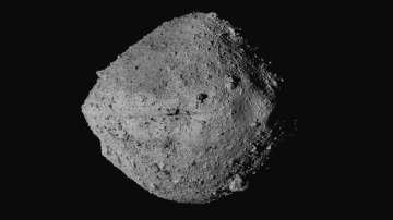 This undated image made available by NASA shows the asteroid Bennu from the OSIRIS-REx spacecraft. After almost two years circling the ancient asteroid, OSIRIS-REx will attempt to descend to the treacherous, boulder-packed surface and snatch a handful of rubble on Tuesday, Oct. 20, 2020. (NASA/Goddard/University of Arizona/CSA/York/MDA via AP)
?
?
?
?
?
?