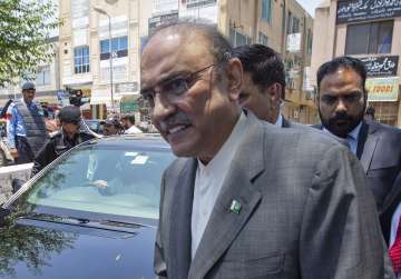 Pakistan new president Asif Ali Zardari 