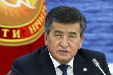 Kyrgyzstan president Jeenbekov resigns 